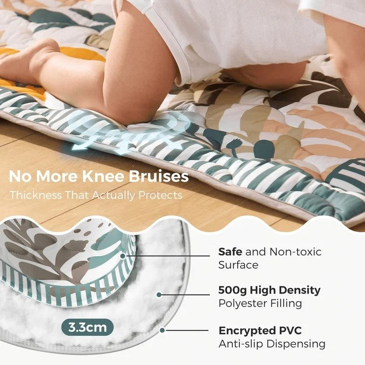 Momcozy Floor Play Mat Green Forest | Model GM017-C700NB-A