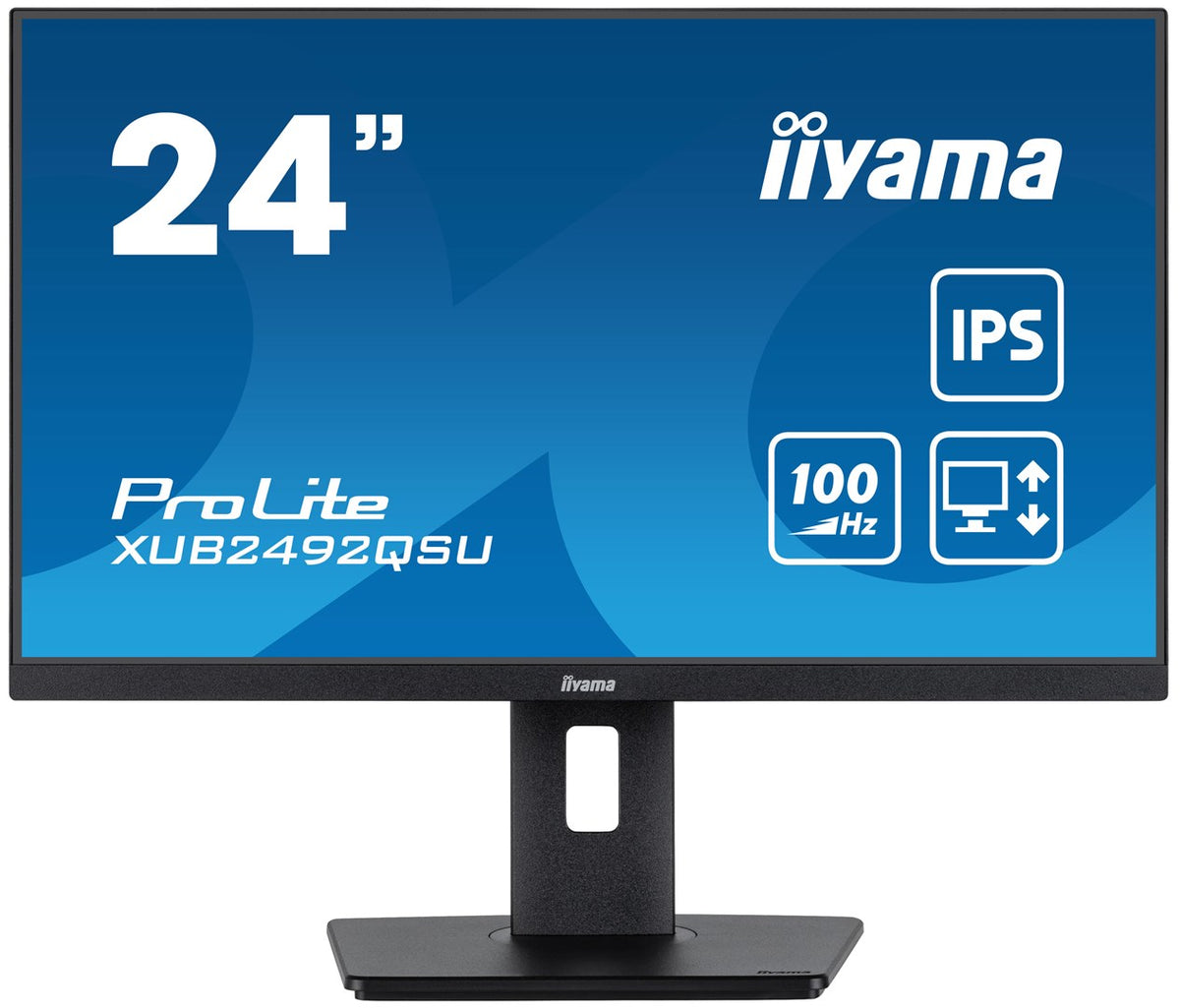 iiyama ProLite XUB2492QSU-B1 Monitor 23.8" 2560 x 1440 Quad HD LED Black