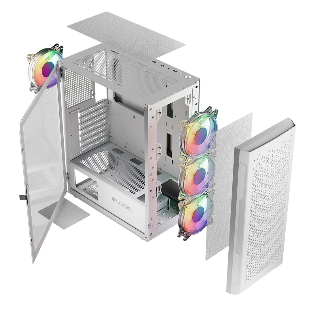 Logic ARAMIS ARGB Mini USB 3.0 Case White