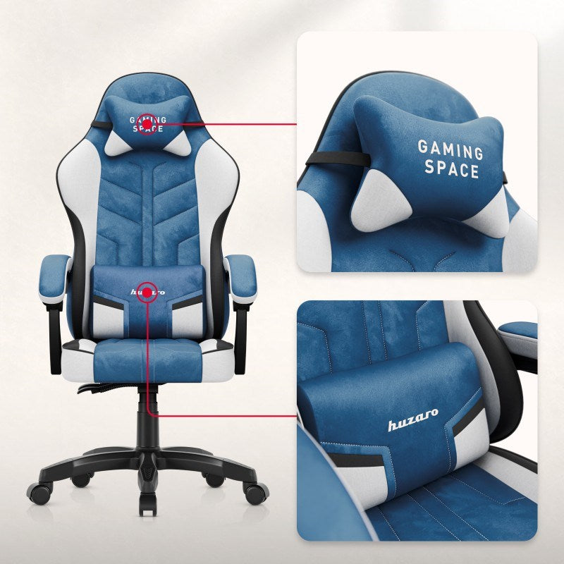 huzaro Gaming Armchair HZ-FORCE 2.7 BLUE 740 mm Width 590 mm Height 265 mm Length 13100 g