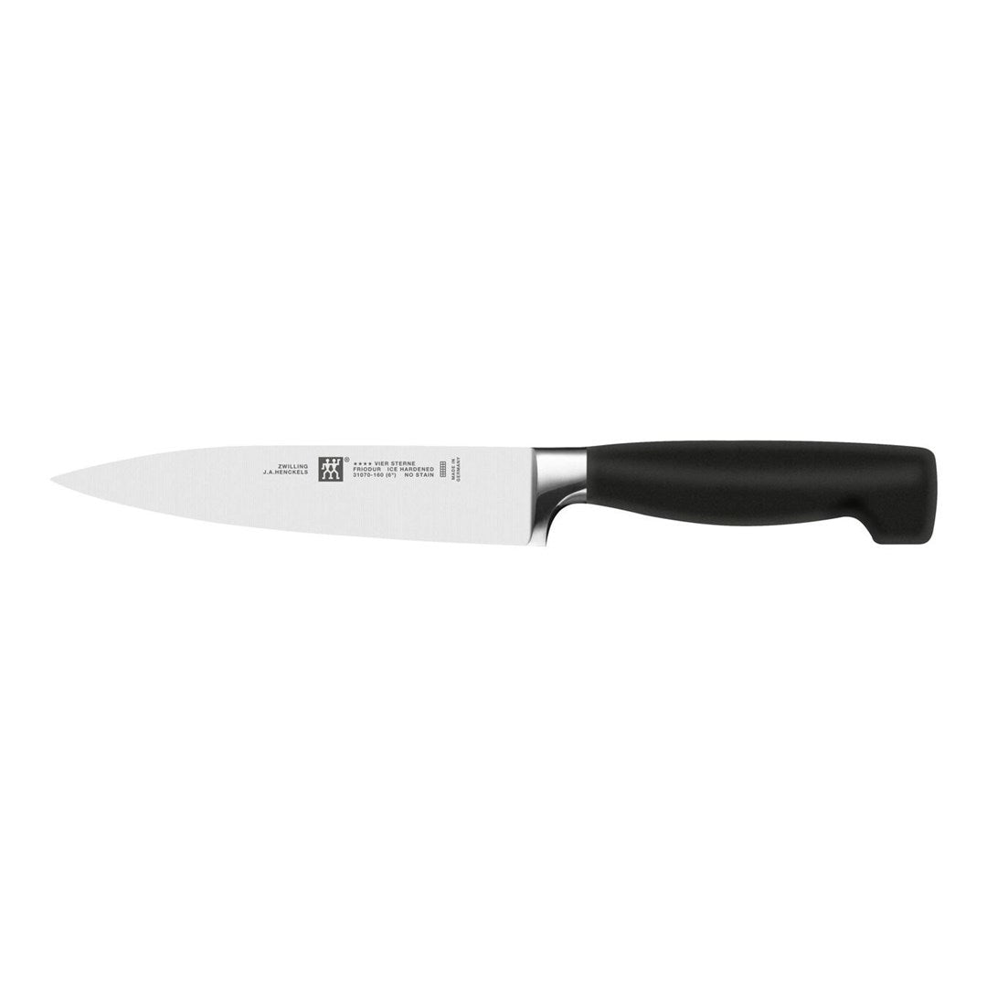 Set of 4 knives in a block Zwilling Four Star - Black