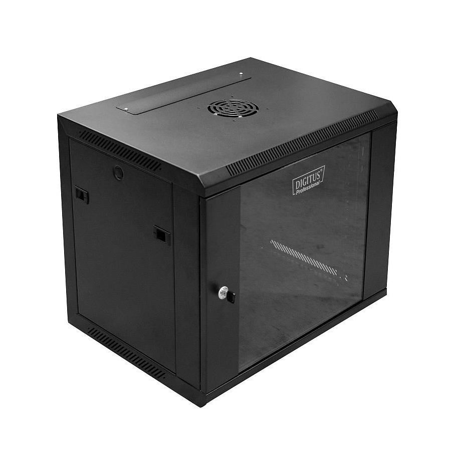 Digitus DN-W19 09U/450/B Rack Cabinet 9U Wall Mounted Black