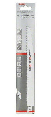 Bosch S 1110 VF - Reciprocating Saw Blade for Wood and Metal