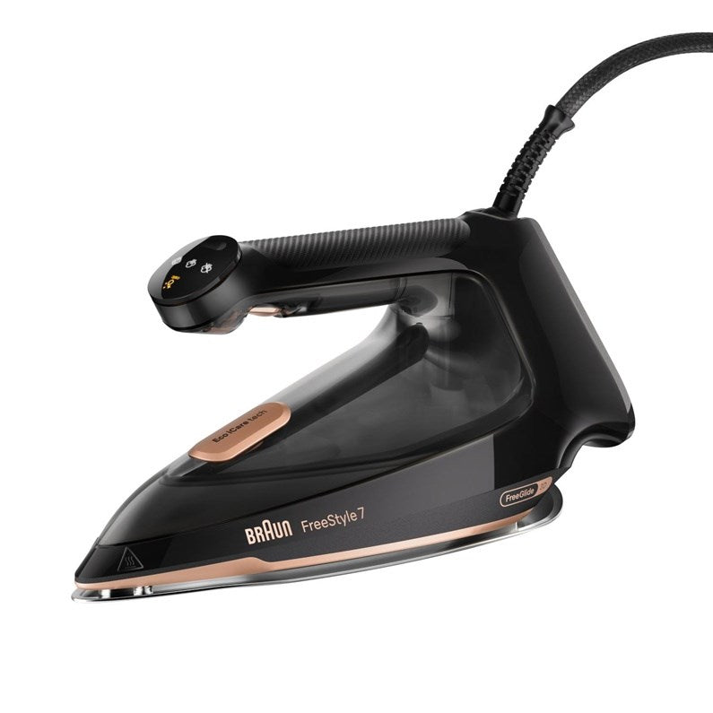 Braun FreeStyle 7 Steam Iron Black, Gold | Model 0127411002
