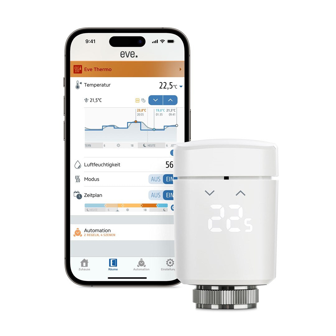 Eve Thermo - Smart Radiator Thermostat (Matter) (10EBP1751)