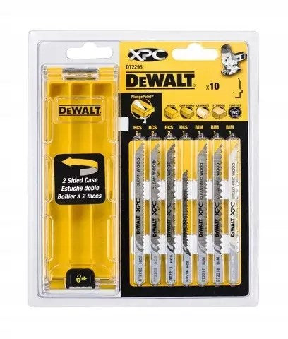 DeWALT DT2296-QZ jigsaw/scroll saw/reciprocating saw blade Jigsaw blade Metal 10 pc(s)