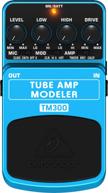 Behringer TM300 effects pedal Black  Blue