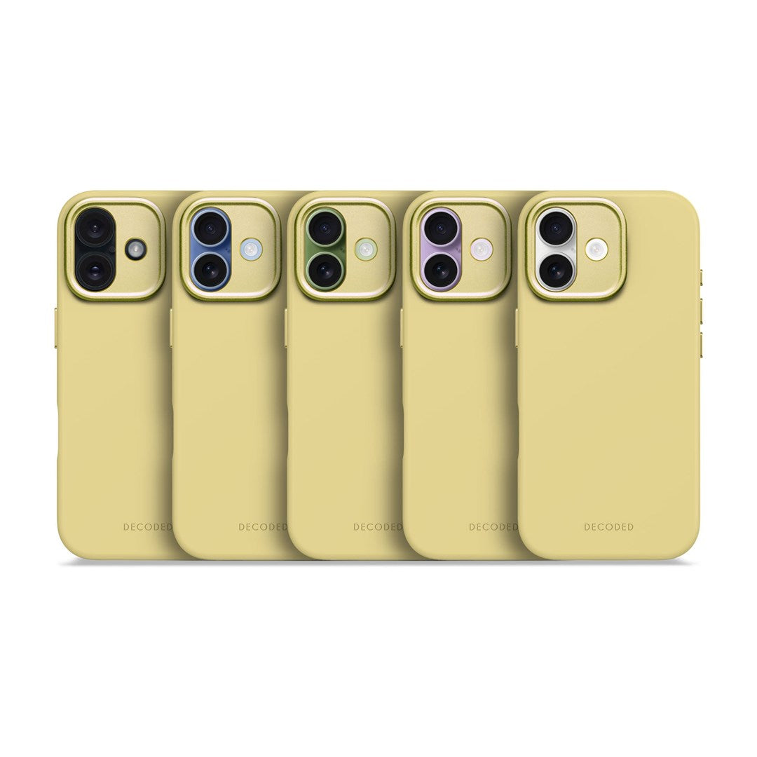 Decoded Silicone Case iPhone 17 Yuma Yellow with MagSafe (D25IPO17BCS9YW)