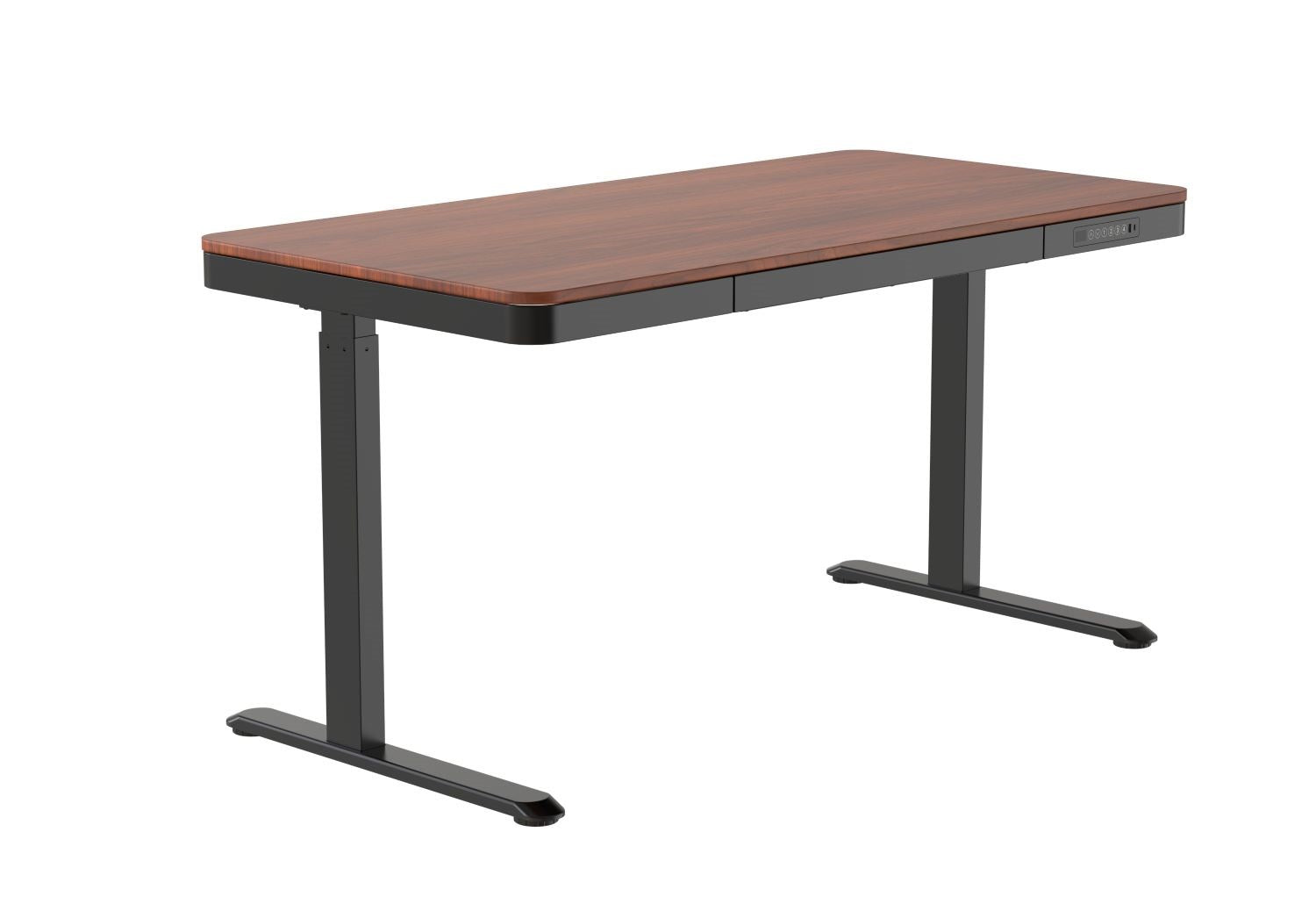 Activejet Desk with Electric Height Adjustment 140x70 ET119W-C Black/Walnut