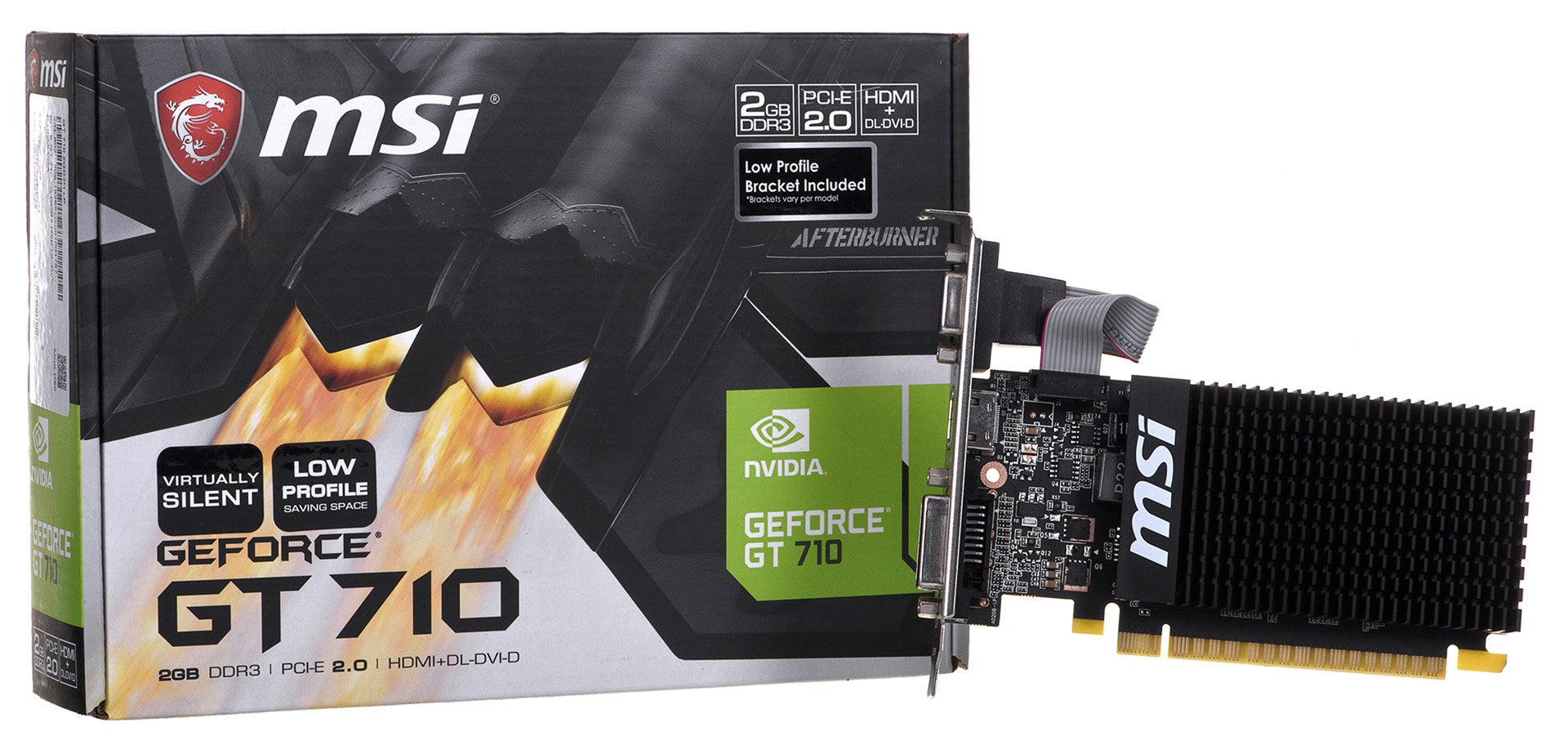 MSI V809-2000R GeForce GT 710 Graphics Card 2GB GDDR3