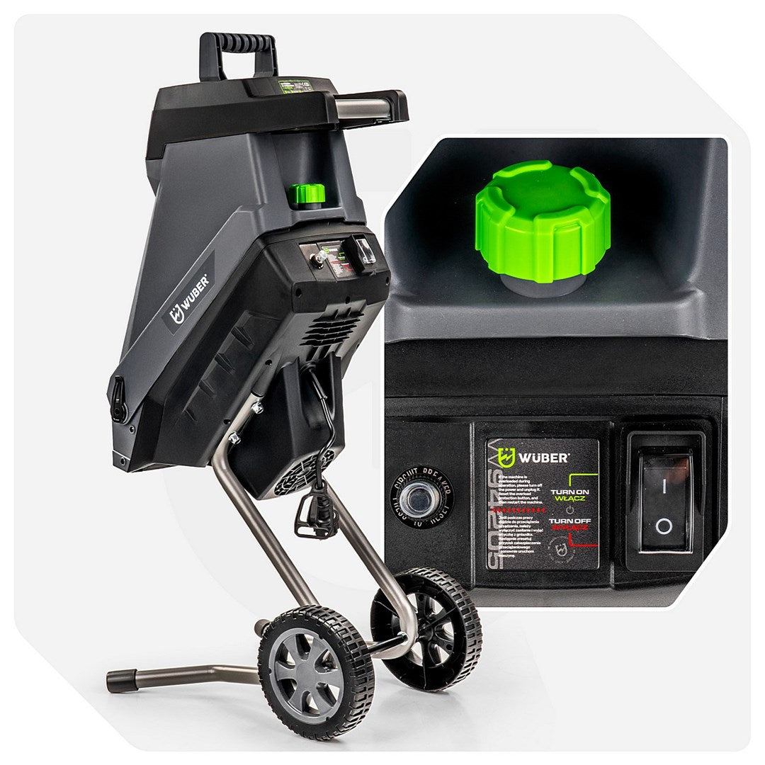 WUBER Electric Blade Branch Shredder 2500 W 45 L W94205