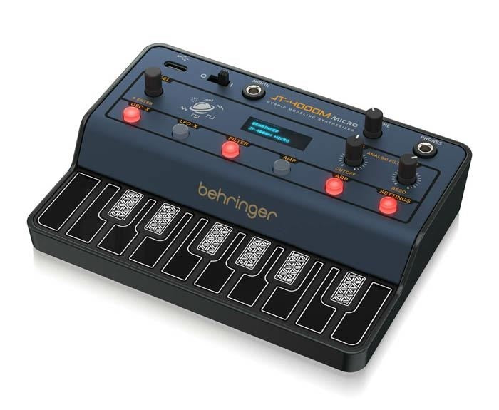 Behringer JT-4000 M Micro Hybrid Synthesizer - Portable 4-Voice Synth - MIDI over USB