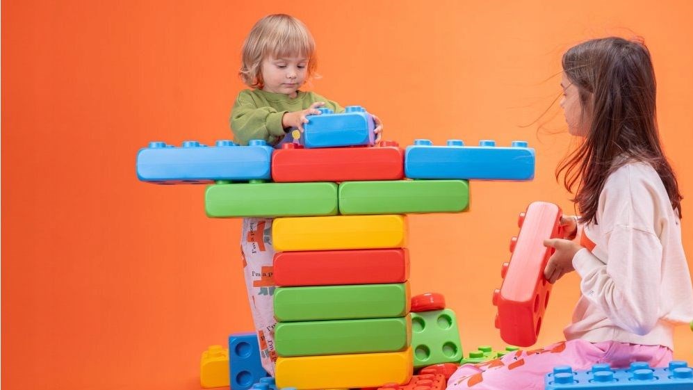 Building Blocks Bricks with Wheels 30 pieces