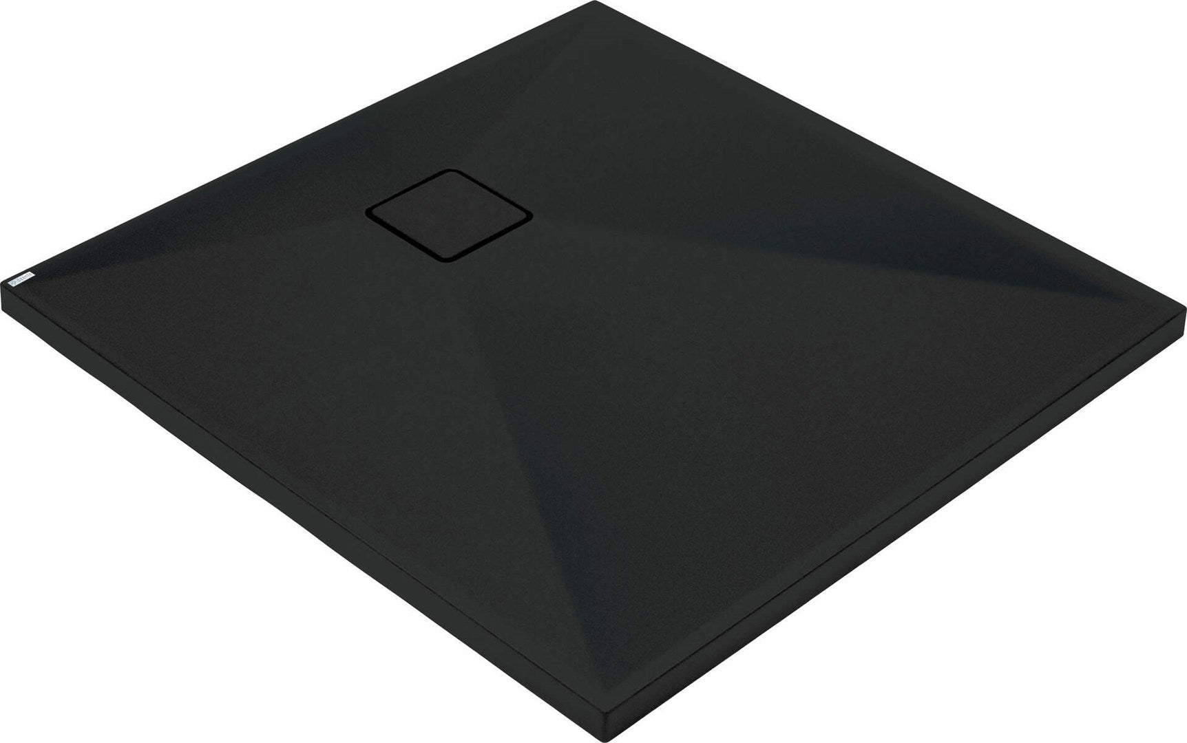 Deante Square Shower Tray 90x90 cm Black Correo KQRN41B