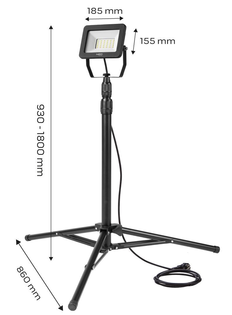 NEO TOOLS Floodlight 3470 g Height 900 mm 99-060