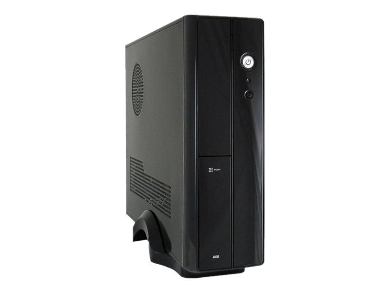 LC Power LC-1400mi - Desktop Slimline - Mikro-ATX 200 Watt - Black - USB/Audio SFX12V