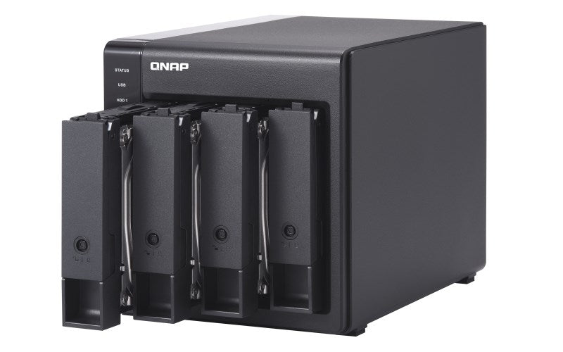QNAP TR-004 Hard Drive Array - 0 TB - 4 Bays - USB 3.2 Gen 1 SATA-300