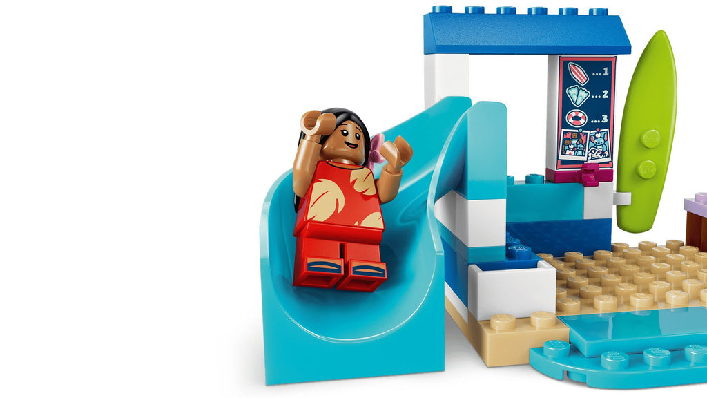 LEGO DISNEY Beach Fun with Lilo & Stitch 43280 Building Blocks 113 Pieces Ages 4+