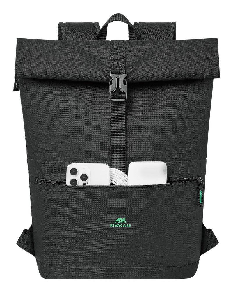 Rivacase Gremio backpack City backpack Black Polyester  Recycled polyethylene terephthalate (rPET)