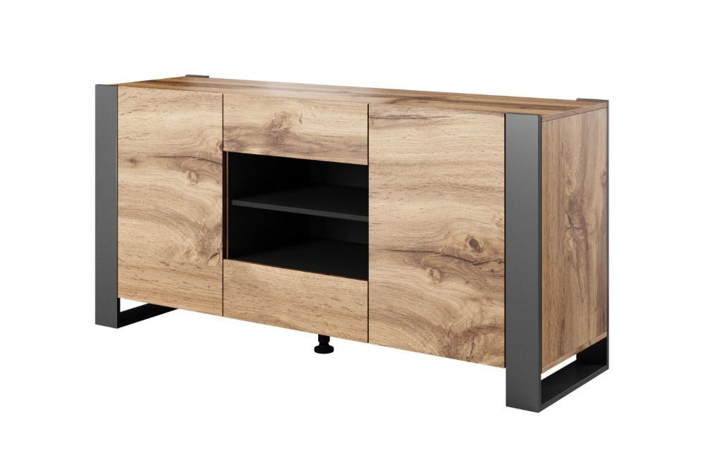 Cama Chest of Drawers WOOD Wotan Oak/Anthracite