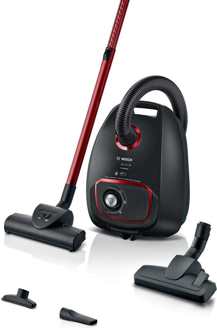 Bosch Serie 4 BGB41POW1 850 W Black Bagged Vacuum Cleaner