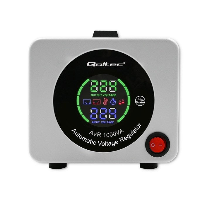 QOLTEC Automatic Voltage Stabilizer 1000VA AVR 100-280V 1 Phase 50723