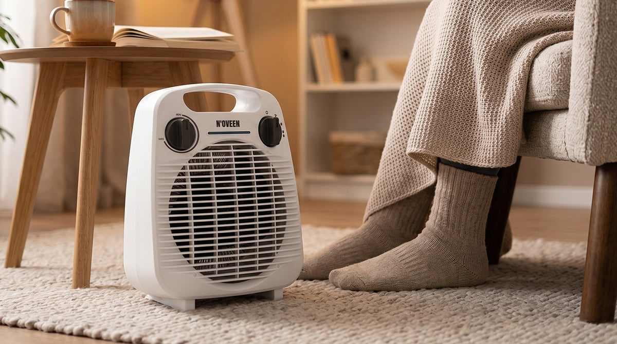 NOVEEN FH08 Fan Heater  White