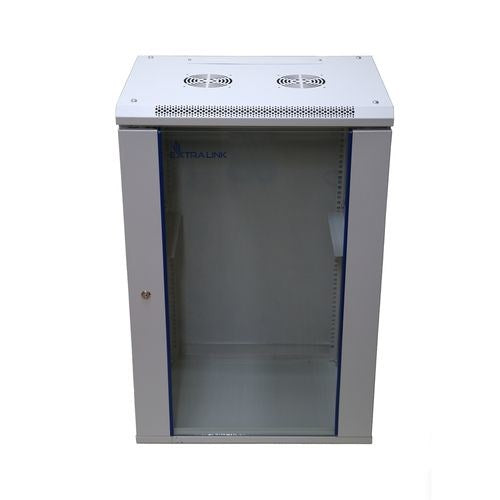 Extralink Rack Cabinet 15U 600x450 Grey Wall-Mounted EX.14336