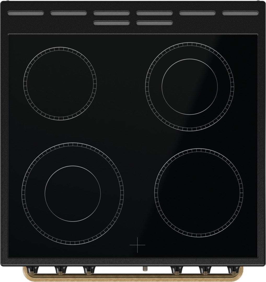 Gorenje Freestanding Cooker GECS6B71CLB 4 Cooking Zones 2100W Black