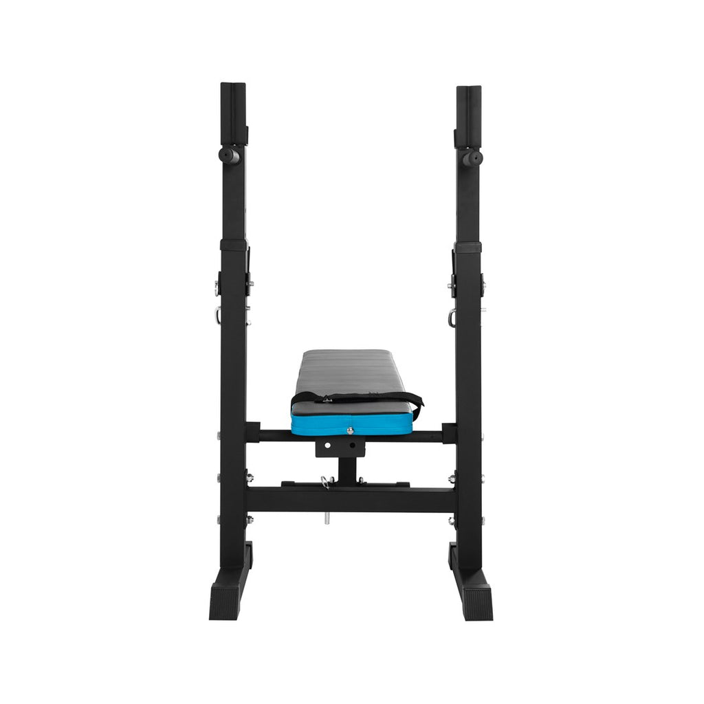REBEL ACTIVE Adjustable Straight Training Bench with Stands