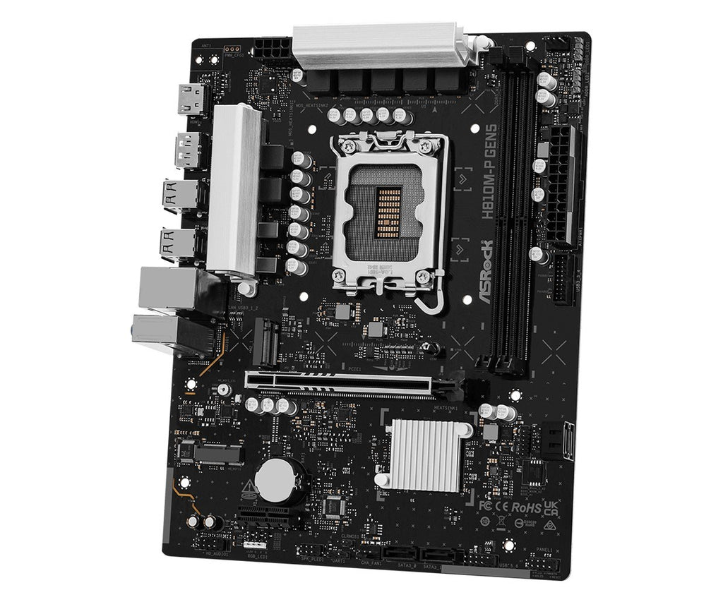 ASROCK H810M-P GEN5 Motherboard LGA 1851 Micro ATX