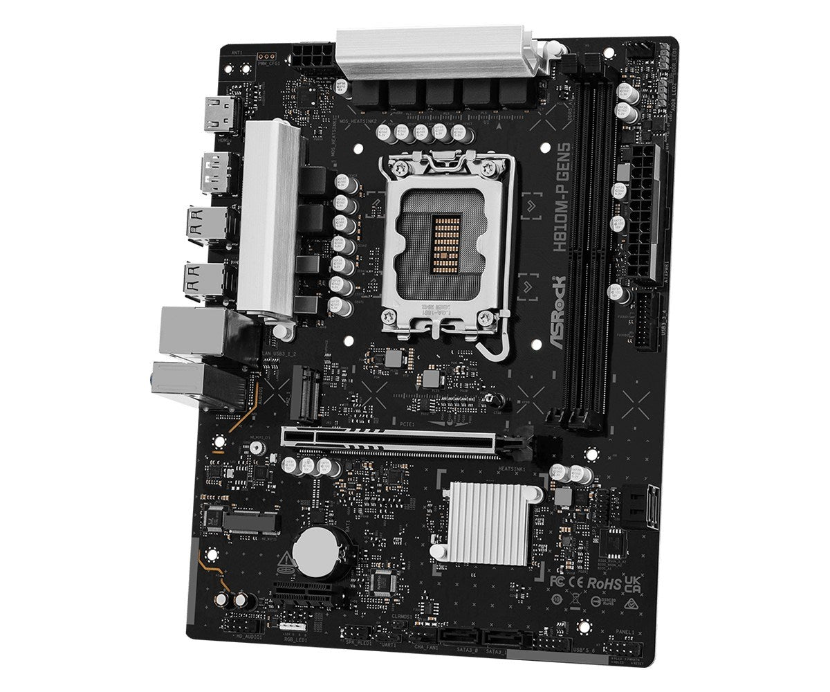 ASROCK H810M-P GEN5 Motherboard LGA 1851 Micro ATX