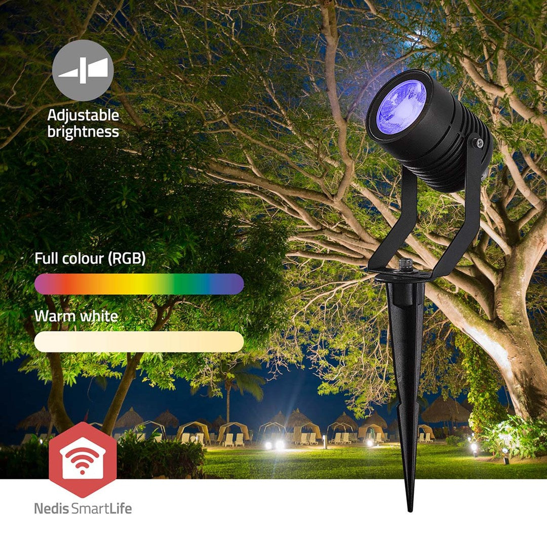 Outdoor Lamp Nedis ZBLOS10RGBW3 Smartlife