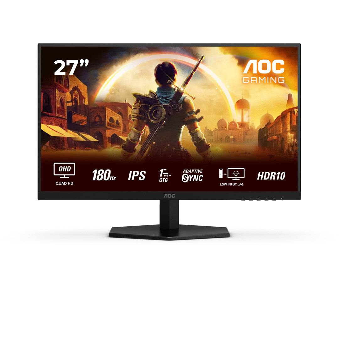 AOC Gaming Q27G42XE LED Monitor - 27" - 2560 x 1440 QHD @ 180 Hz (Q27G42XE) HDR10