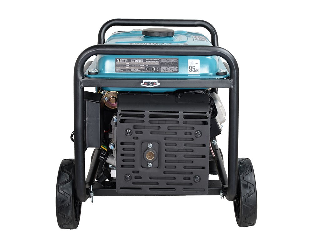 Könner & Söhnen KS 4100iEG engine-generator 3600 W 12.5 L Liquefied Petroleum Gas (LPG)  Petrol Aqua colour  Black