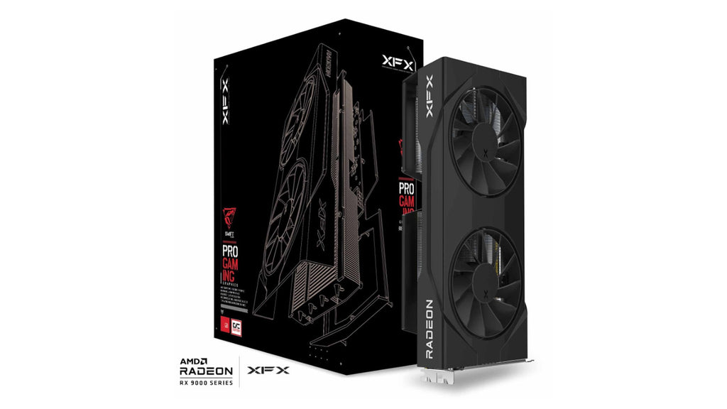 XFX Radeon RX 9060XT SWIFT DF OC Gaming 16GB - 2xDP/1xHDMI RX-96TSW16BQ