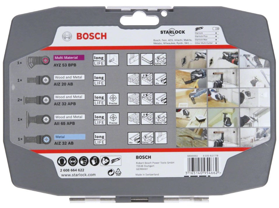Bosch 2608664622 Plunge Saw Blade Set 6-Piece