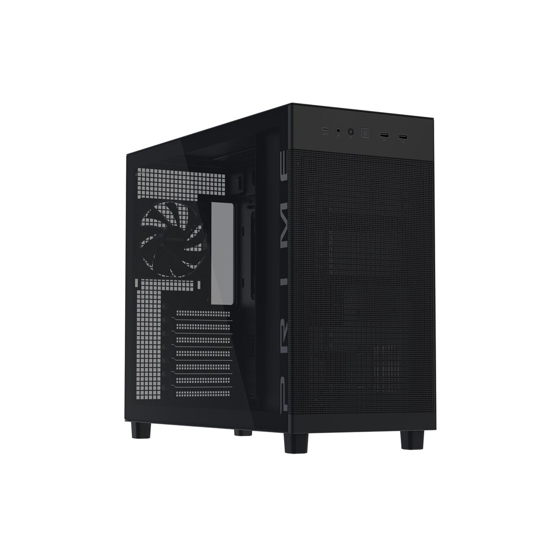 ASUS PRIME AP303 TG Black - Tempered Glass Mid-Tower PC Case