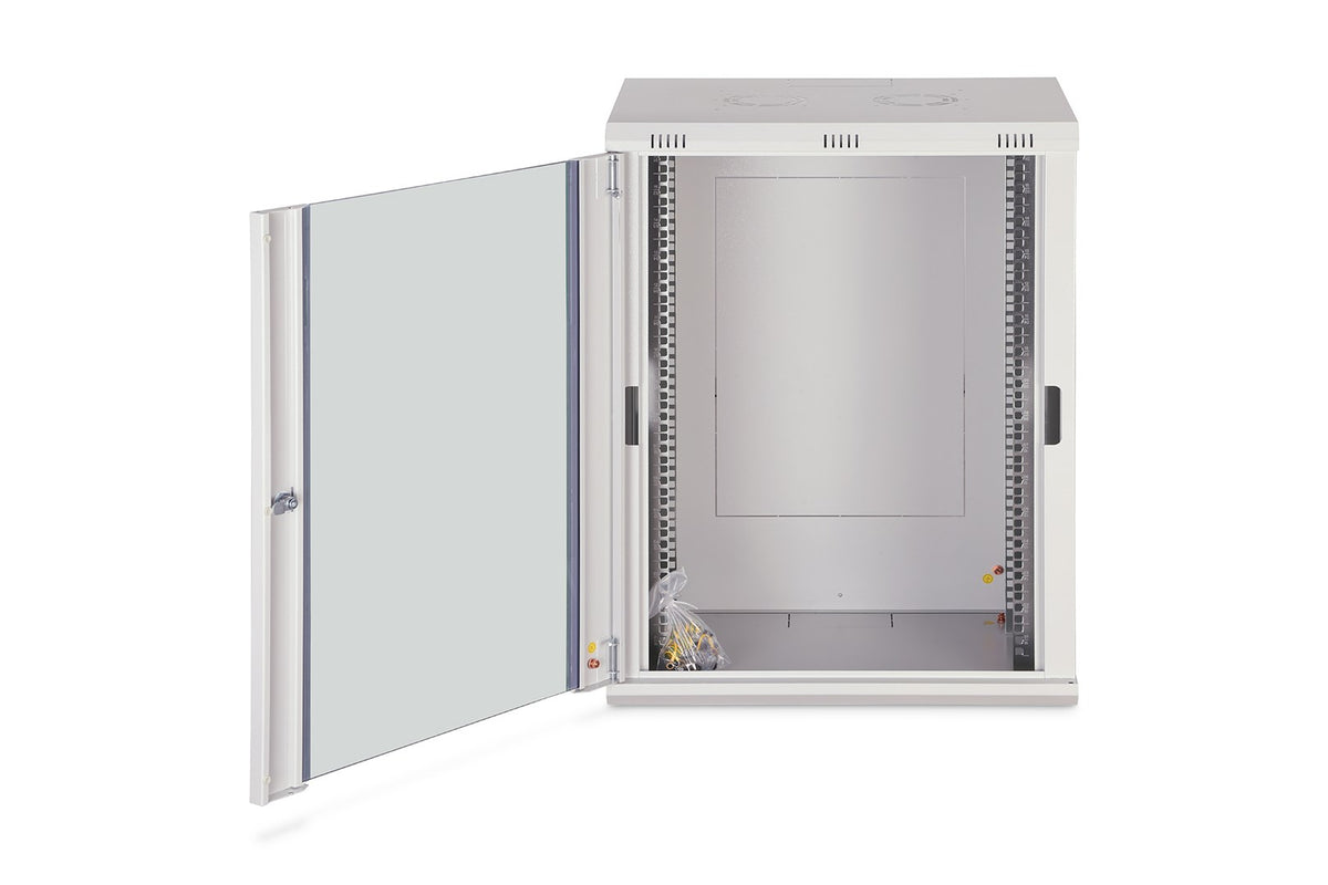 DIGITUS Wall-mounted Enclosure Dynamic Basic Series, 19U, 600x450 mm, Grey, DN-19 16-U-EC
