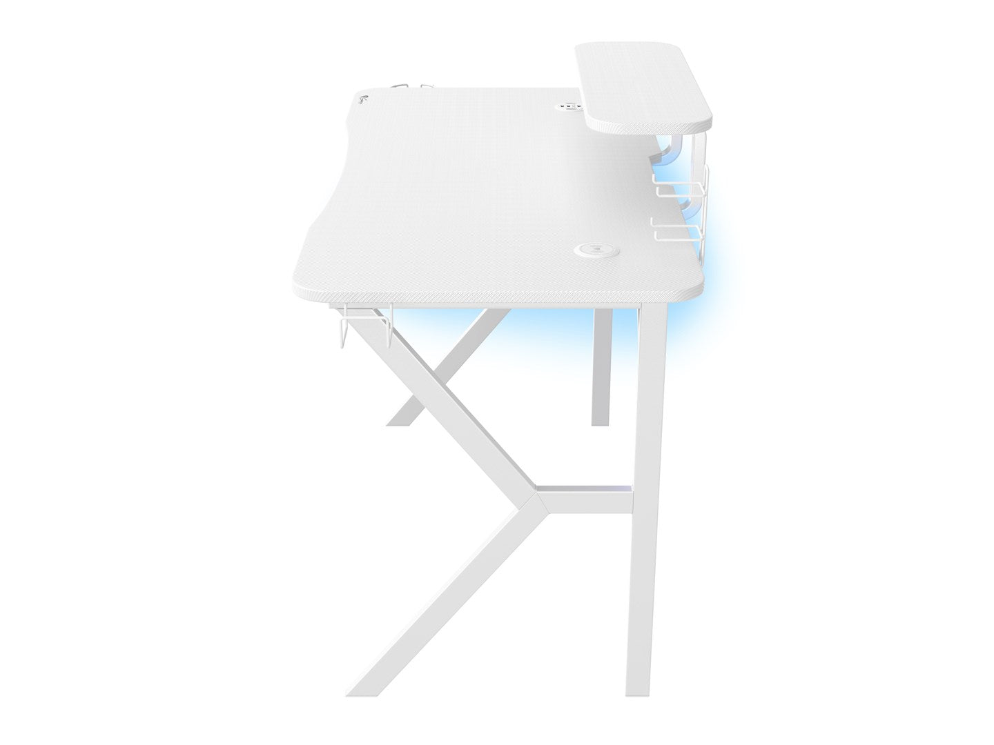 Genesis Gaming Desk HOLM 320 RGB White 120 cm x 75 cm