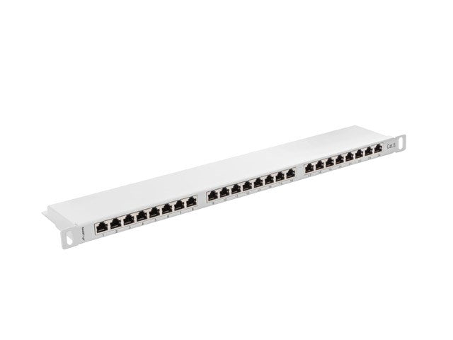 Lanberg Patch Panel 24 Ports 0.5U Grey PPS6-0024-S