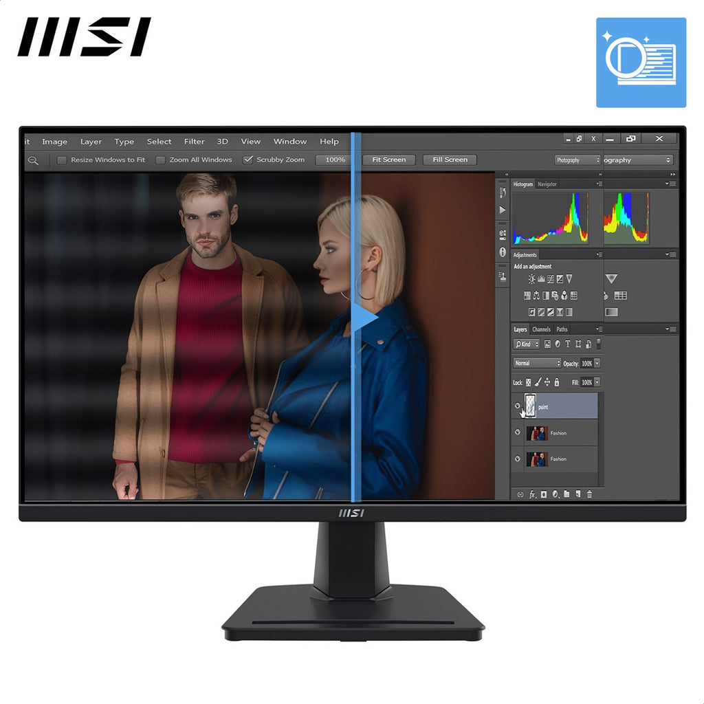 MSI Monitor 24 inch Full HD 1920 x 1080 IPS PRO MP245G