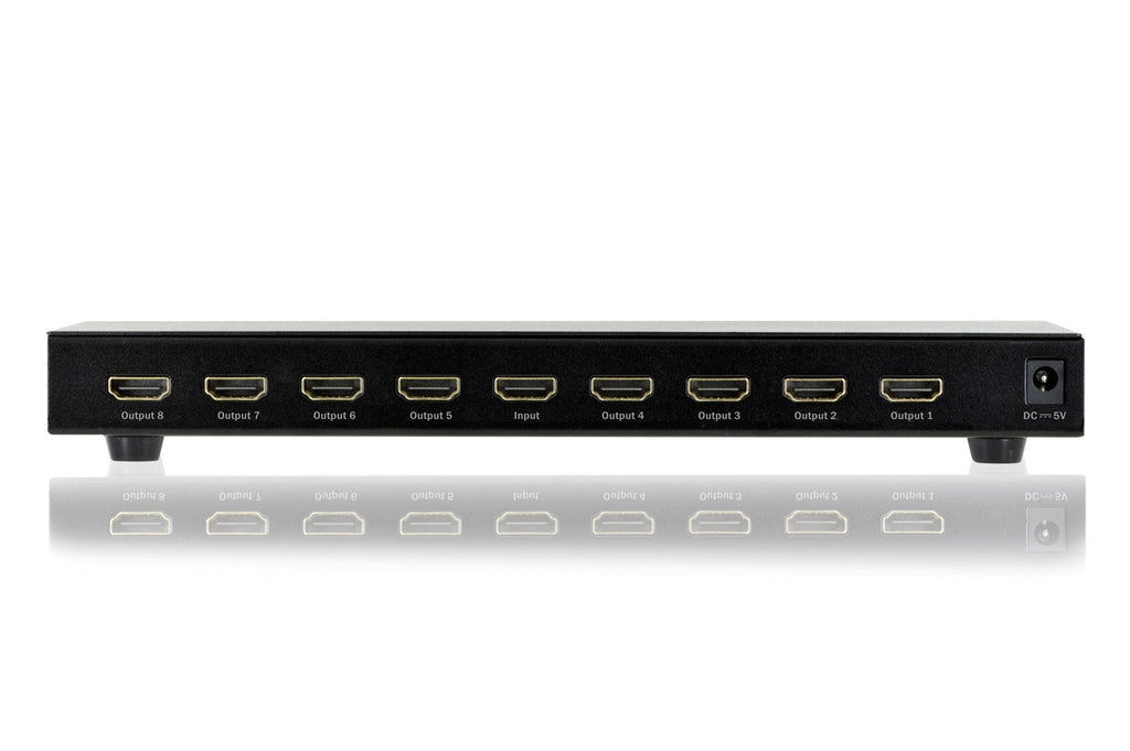 DIGITUS Professional DS-43302 - Video-/Audio-Splitter - 8 x HDMI - Desktop (DS-43302)