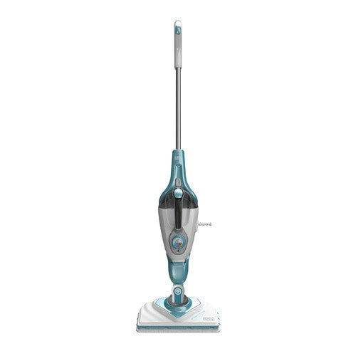 Black & Decker BHSM166DSM steam cleaner Steam mop 0.5 L 1600 W Aqua colour  White