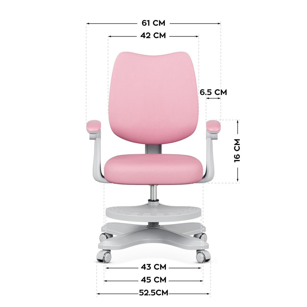 Junior 4.6 Pink Swivel Chair