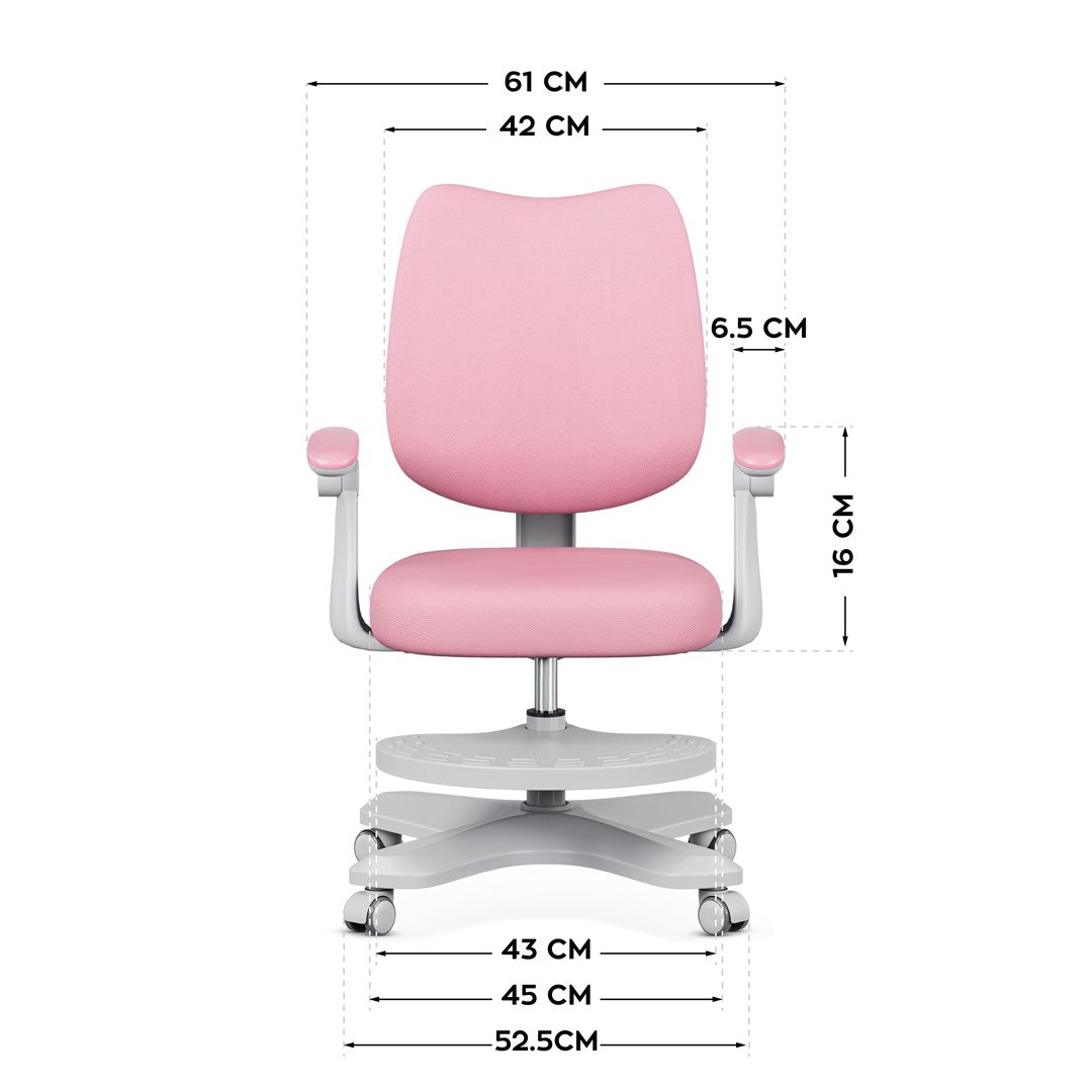 Junior 4.6 Pink Swivel Chair