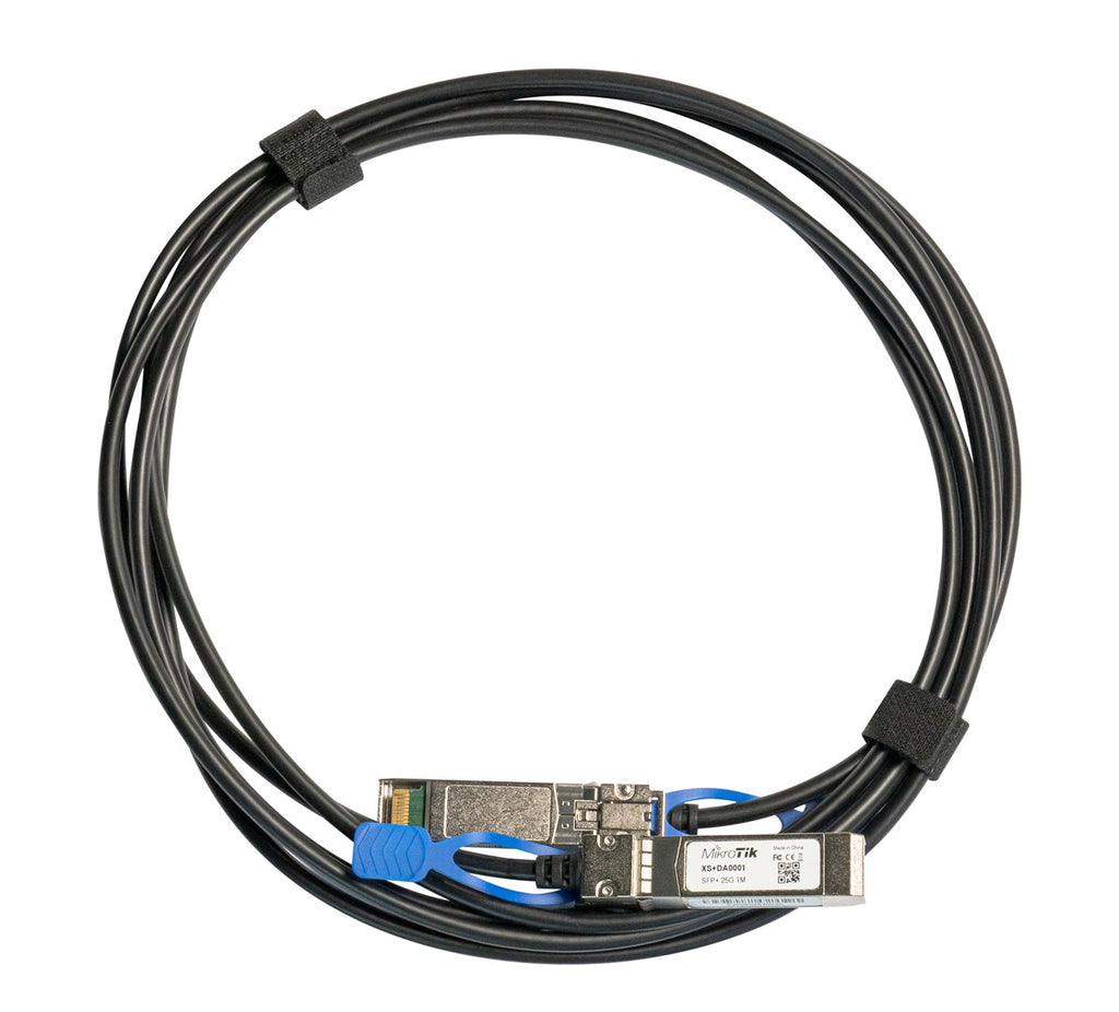 MikroTik XS+DA0001 InfiniBand/Fibre Optic Cable 1 m SFP/SFP+/SFP28 Black | Model: XS+DA0001