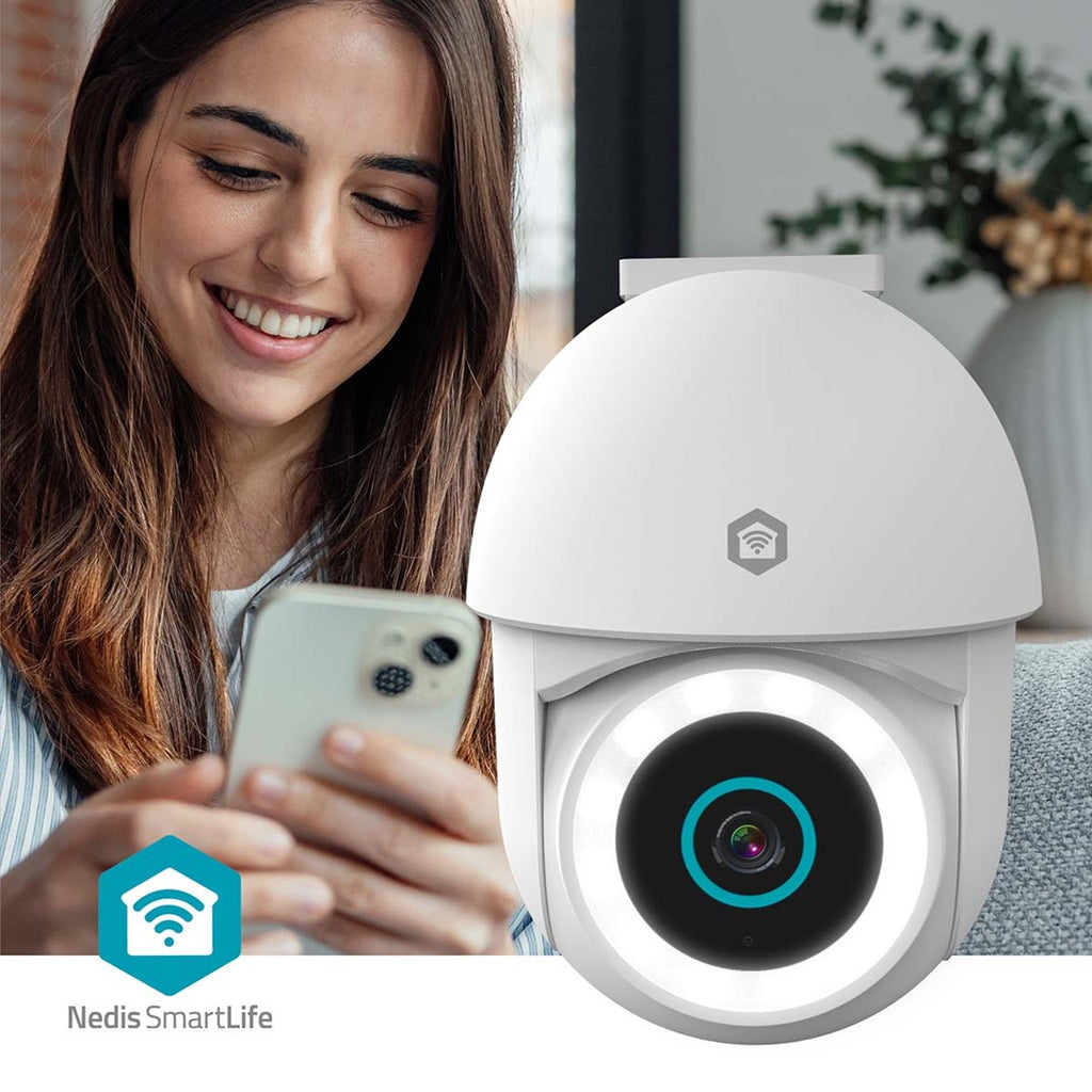 Nedis Smartlife Outdoor Camera Wifi IP65 White