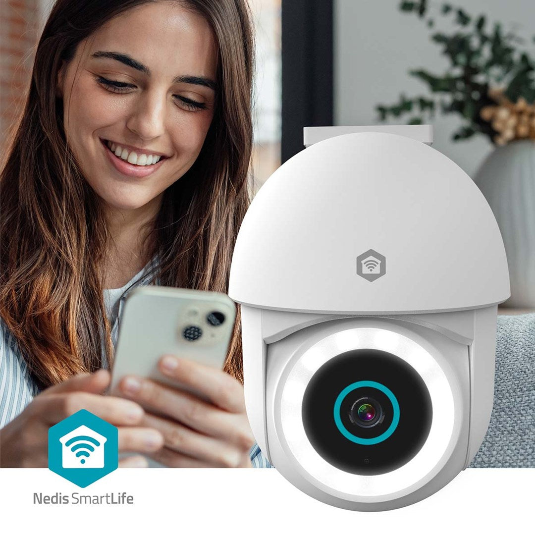 Nedis Smartlife Outdoor Camera Wifi IP65 White