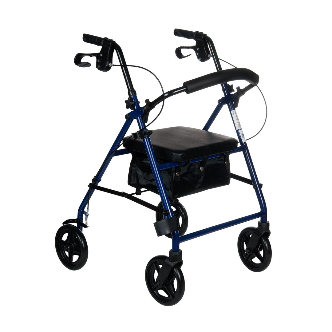 REHA FUND Four-Wheeled Walker RF-610/N - Aluminium Frame, 9600 g, 79-92.5 cm Height, 136 kg Max Load
